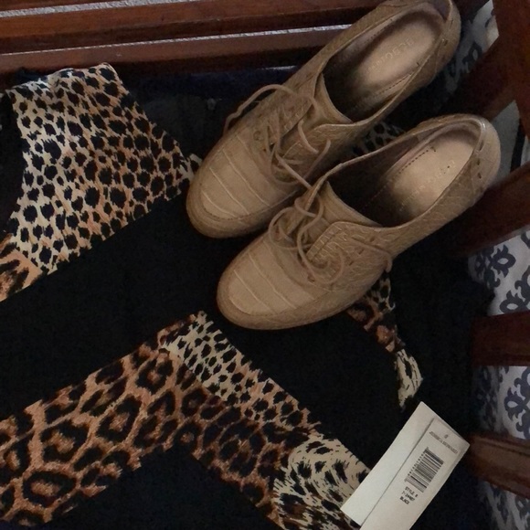 Black animal print dress - Picture 2 of 8